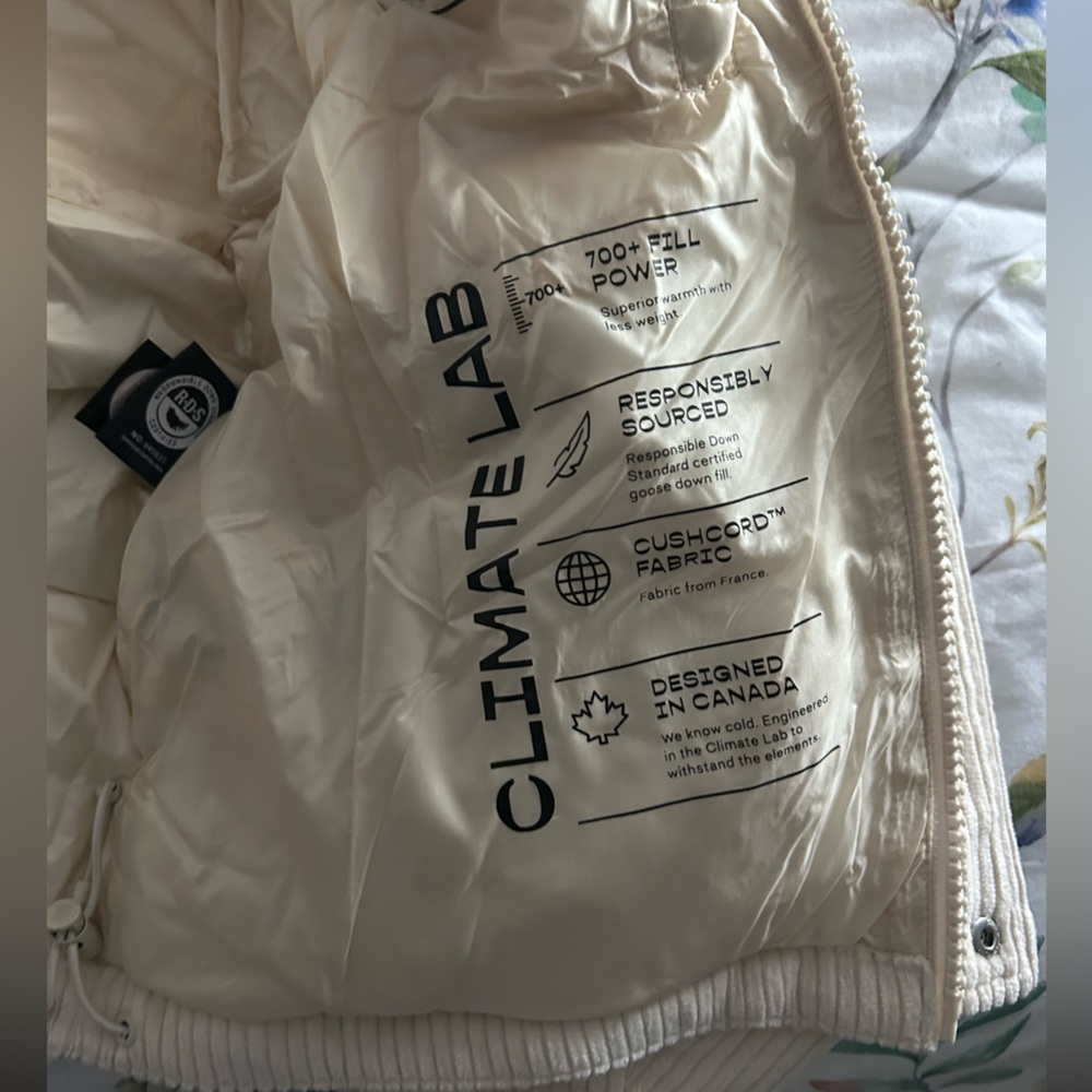 NWT Aritzia Super Puff Shorty in Cushcord - Picture 5 of 5